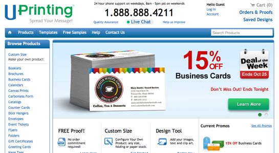 What companies offer custom online label printing?
