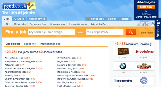 15 top uk job sites